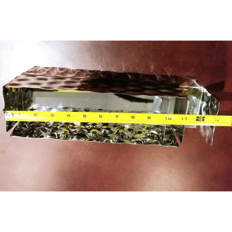 ALESSI for Delta Airlines Bar Caddy Stainless Steel Chrome Divided