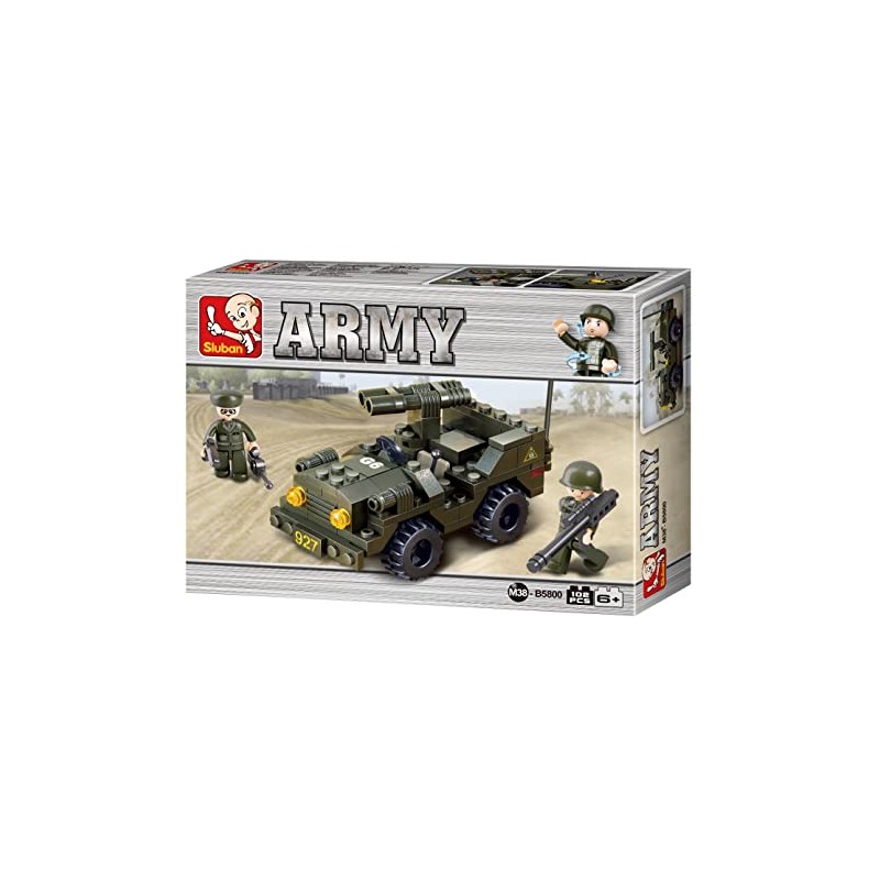 Sluban SlubanM38-B5800 Jeep Building Bricks Set