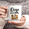 Unbranded 11oz Large Ceramic Mug with Funny Dog Illustration, Multipurpose,