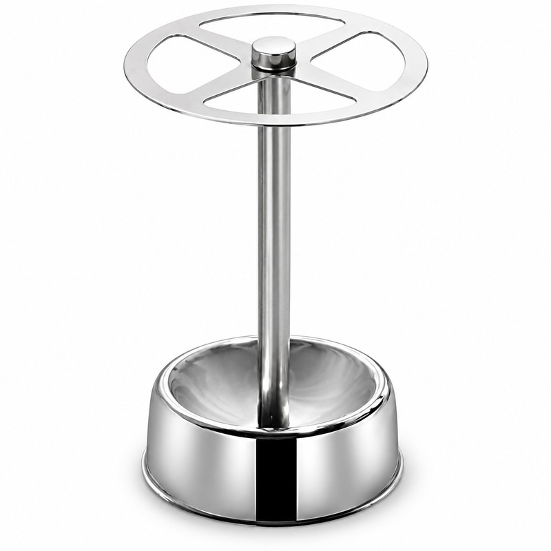 Stainless Steel Toothbrush Holder, Makeup Brush Organizer with 4 Slots,