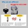 TUNORD Boat Anchor Light 3-NM LED Fold Down Boat Stern
