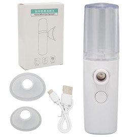 Portable Eye Sprayer Nanometer Facial Atomizer Handheld Facial Moisturizing MachineWhite