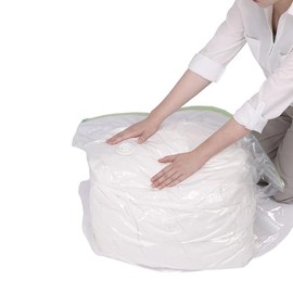 Towa Sangyo Storage Bag, Just Press From Above Compression Pack, For Futons, Clear, M, 1 Piece