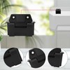2pcs Igloo Cooler Hinges, Black Plastic Hinges Replacement with 4