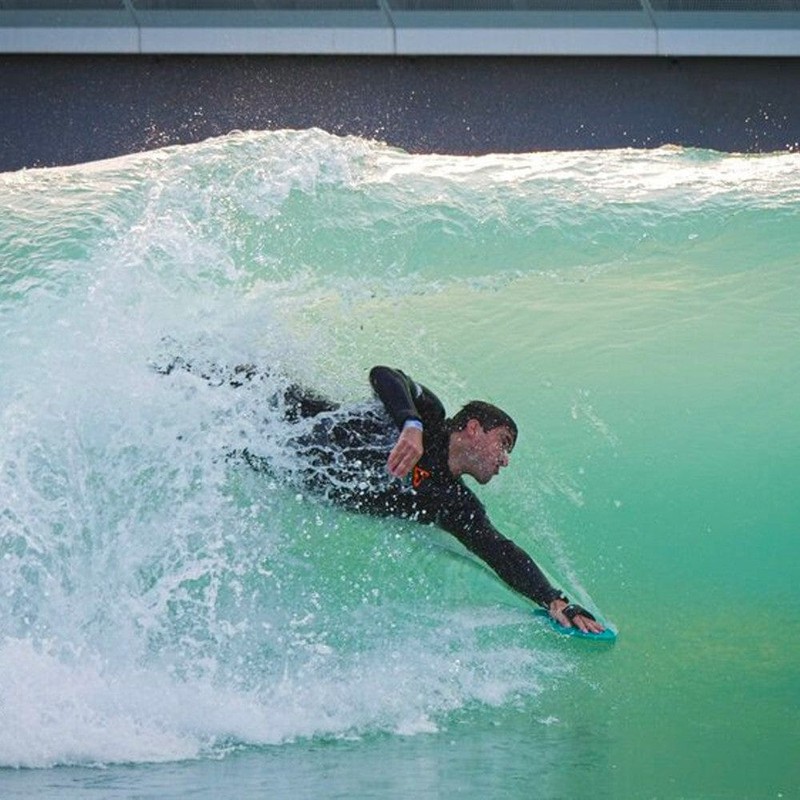 WAW Body Surfing Handplane BadFish, Earth Green