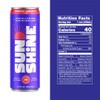 Sunshine Sparkling Energy Drink, Tropical Pineapple with Daily Essential Vitamins,