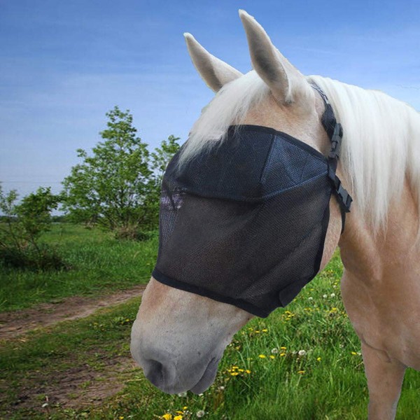 EquiVizor 95% UV Eye Protection (COB) Standard Horse Fly Mask - Help with Uveitis, Corneal Ulcer, Cataract, Light Sensitivity, Cancer. Designed to Stay On Your Horse, Off The Ground!