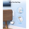 TROND Flat Outlet Extender with 6 Inch Cord - 3