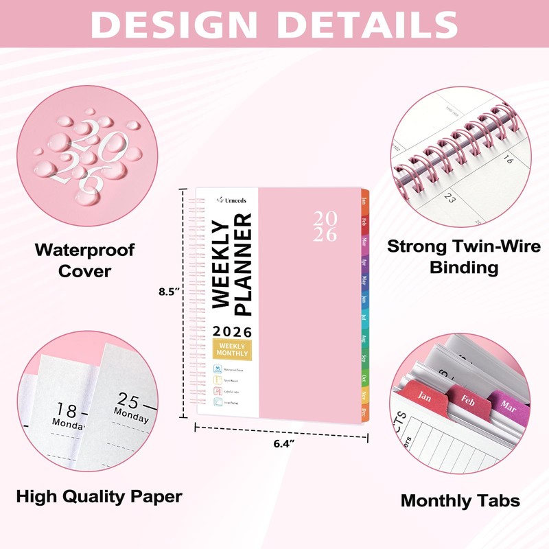2026 Planner - 2026 Planner Weekly and Monthly from Jan.