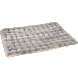 Jyswx Washable Plush Dog Bed Mat – Soft and Fluffy Crate Mattress with Anti-Slip Bottom, Perfect for Small to Large Dogs, (Grey, 40x60CM)