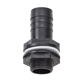 GARANTIA Hose Nozzle 1 Inch with Seal and Lock Nut