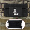 Xiciki Pack of 4 Molle patch panel tactical patches, tactical
