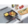 Tamahashi Divider Frying Pan, 73-Split, for Bento, Cooks Two Dishes