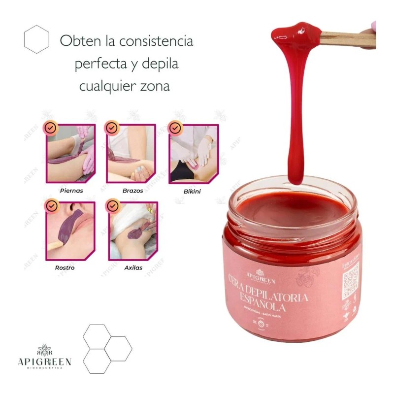 Cera Española Para Depilar Piel Sensible 250g