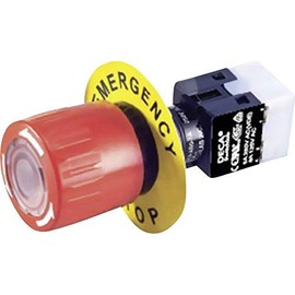 DECA ADA16E6-R11-A1KR Emergency Stop Switch 250 V/AC 5 A 2 NC 2 NO Contact IP65 Pack of 1
