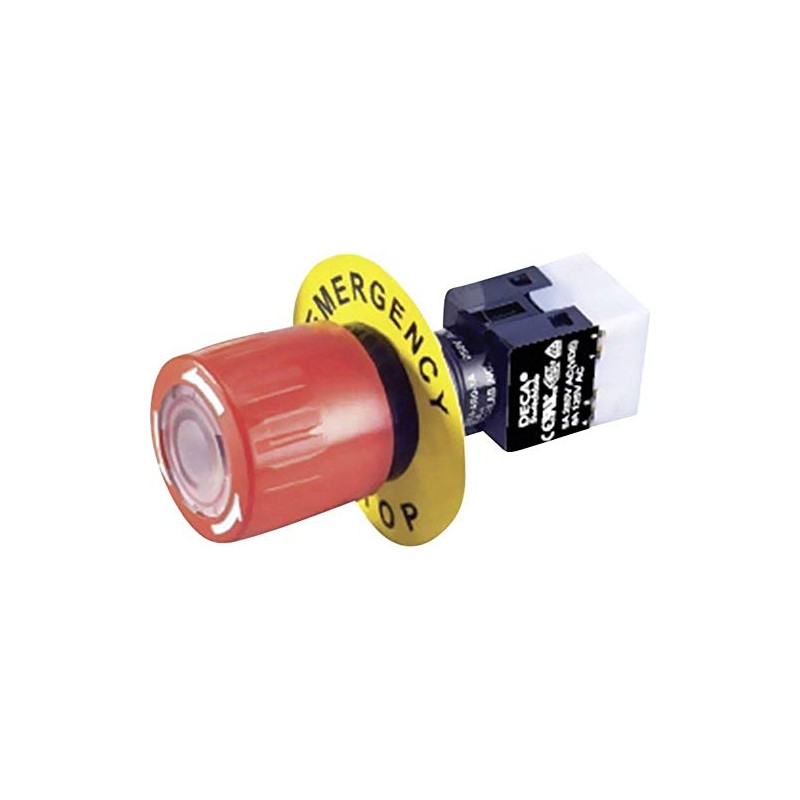 DECA ADA16E6-R11-A1KR Emergency Stop Switch 250 V/AC 5 A 2