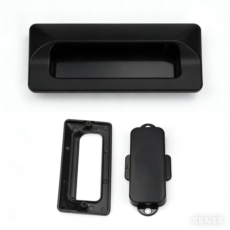 KVSXUIDU zinc Alloy Embedded Handle, 110mm/4.33 "Embedded Installation, Suitable for