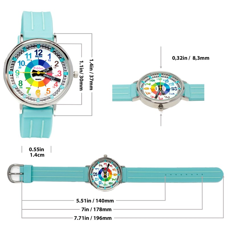 Kiddus Learning Watch for Kids Boys and Girls Analogue Watch
