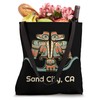 Sand City California Thunderbird NW Native American Tote Bag