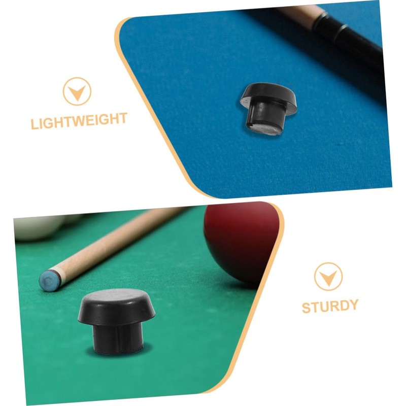 SUPVOX 6pcs Snooker Cue End Repair Parts Pool Cue Extension