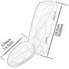 perfeclan Baseball Batter Leg Guards, Shin Guards Teenager Compact Comfortable