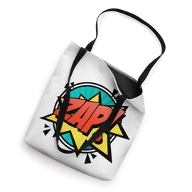 ZAP Cool Comic Strip Text Bubble Pop Art Comic Book Nerd Set Tote Bag