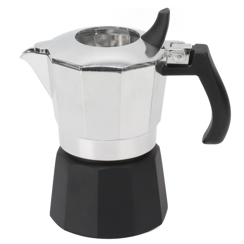 100ml Moka Pot Double Valve High Pressure Black Lower Pot