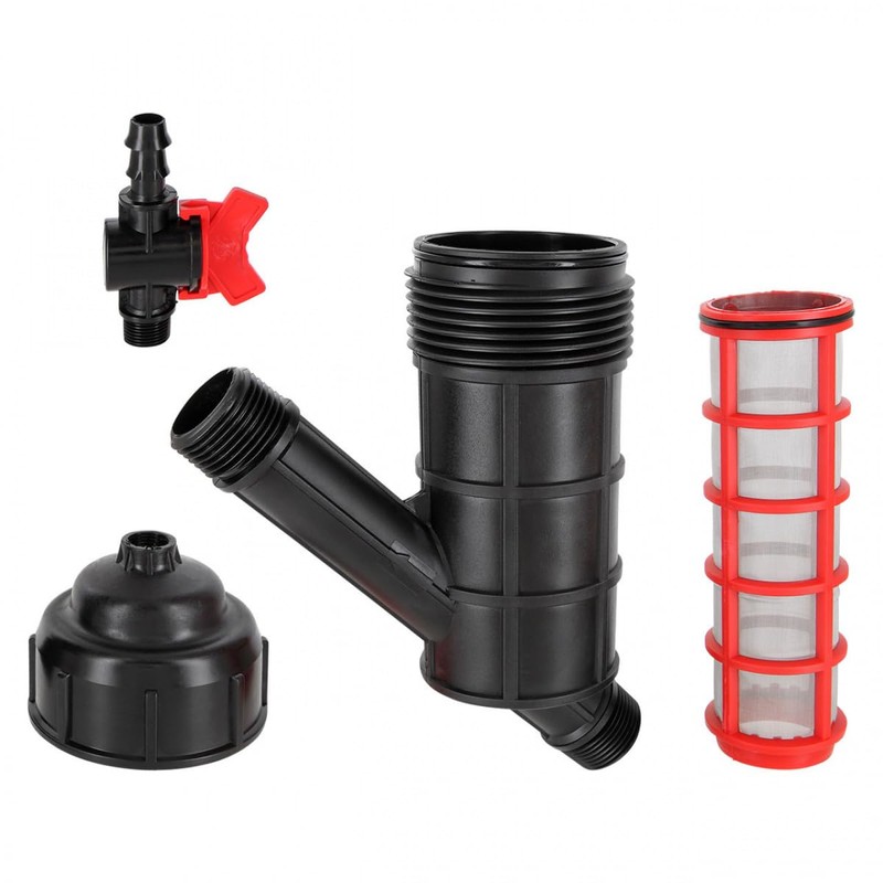 REKUBIK Water Filter Sieve Filter 2 x Male Thread with