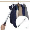 HOLIDYOYO Stainless Steel Adjustable Clothes Reach Pole Telescopic Clothes Drying