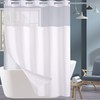 Conbo Mio No Hook Hotel Style Fabric Shower Curtain Set