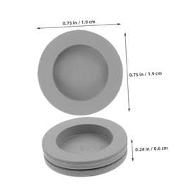 SEWACC 10pcs Soft Rubber Air Conditioner Drain Plug Leakproof Hose Stopper for Water Prevention Odor Control Ac Units and Washing Machines