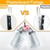 Wavanta 40PCS Plasterboard Fixings, Self Drilling Drywall Anchors and Screws
