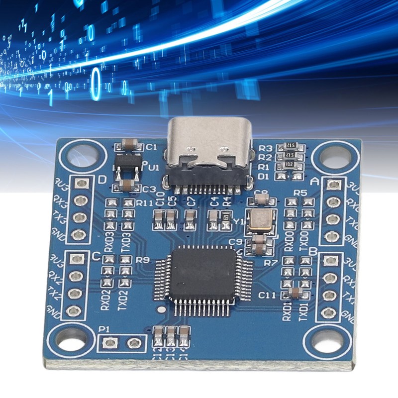 USB to 4 Way TTL Module CH9344 12Mbps Baud Rate