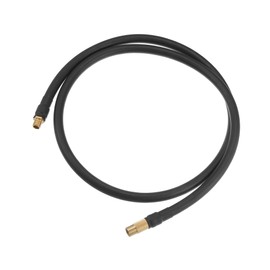 TUCKBOLD 100cm Car Tire Inflator Extension Hose Adapter Black Copper Tone Automotive Parts