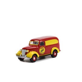1939 Chevy Panel Truck, Red - Greenlight 41140A/48-1/64 Scale Diecast Model Toy Car