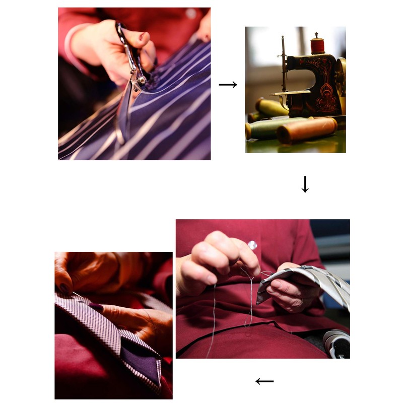 RBOCOTT Silk Maroon Tie Business Wedding Formal Necktie for Men