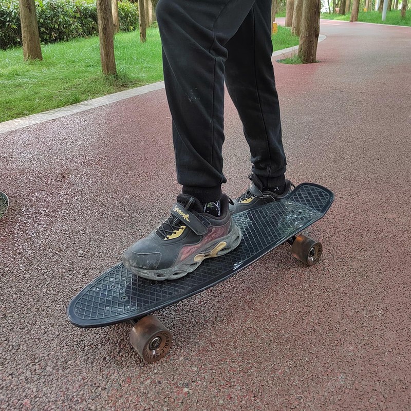 Rimable Complete 26 Inches Long Skateboard Black2