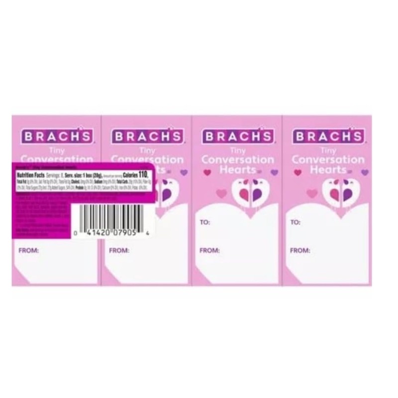 Tiny Conversation Hearts Value Pack, Valentines Day Candy, Individually Wrapped