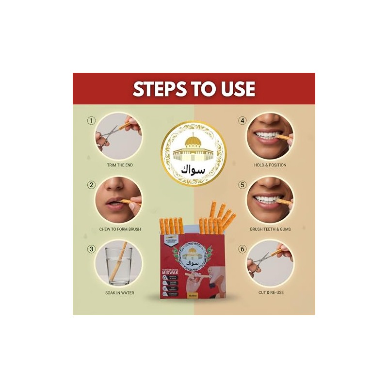 SEWAK Higiene Oral Oral Cepillo de dientes Natural 10 Unidades