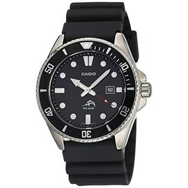 Casio MDV-106-1AVCF Reloj Análogo para Hombre, Negro