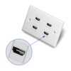 Phizli HDMI Keystone Jack 4K, 20 Pack HDMI Keystone Insert