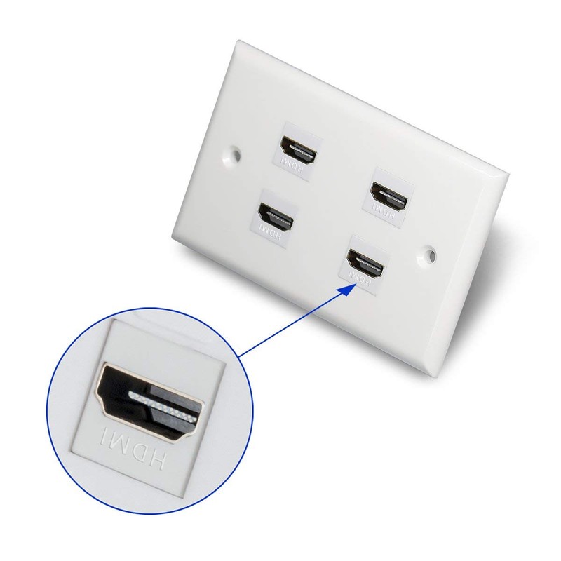 Phizli HDMI Keystone Jack 4K, 20 Pack HDMI Keystone Insert