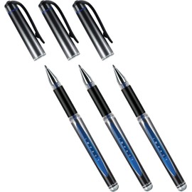 Faber-Castell Uni-Ball Impact UM-153S Gel Pen (Pack of 3, Blue)
