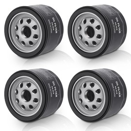 49065-0721 Oil Filter 49065-7007 for Kawasaki FR600V FR651V FR691V FR730V FS651V FX600V FX730V FS691V FX691V, 4 Cycle Engine Lawn Mower Oil Filter, Pack of 4