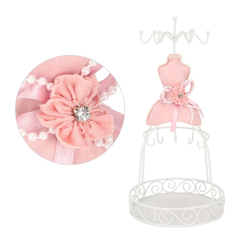 Jewelry Displays Stand Mannequin Princess Model Dress Rack for Hanging