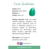 VIE Gua Sha Facial Massage Green Aventurine, 7x4cm