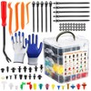 1240Pcs Car Retainer Clips & Fasteners Kit – 32 Universal