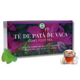 Té de De Pata De Vaca (Cow's foot Tea) – 100% Natural, Vegan | 25 Tea Bags| High Supreme