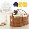 BEBE BASK Premium Baby Diaper Caddy Organizer - Handmade &