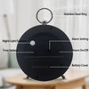 Rohome Silent Table Analog Alarm Clock No Ticking Battery Operated